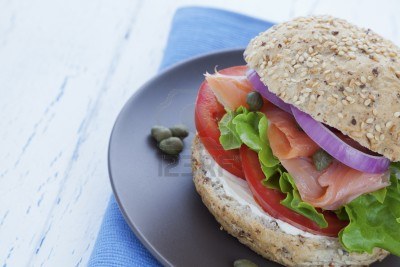 Salmon Salad Burger
